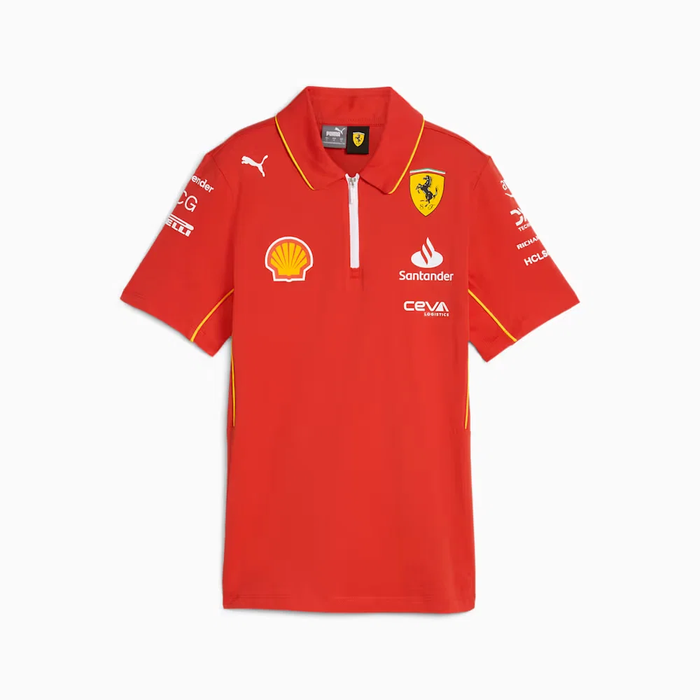 Camisa Polo Scuderia Ferrari Team Feminina