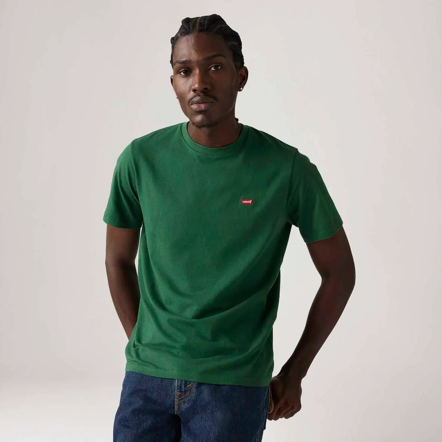 Camiseta Levi's® Classic HM Verde Manga Curta — imagem 1