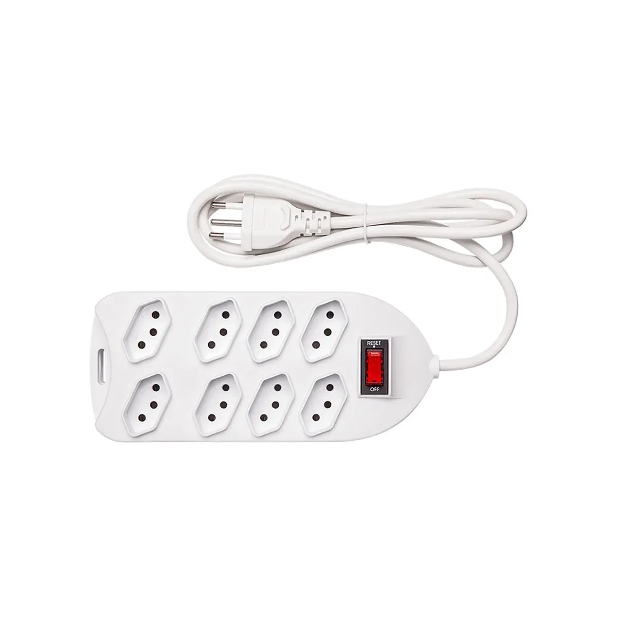 Protetor Eletrônico Intelbras com 8 tomadas EPE 1008+ Branco