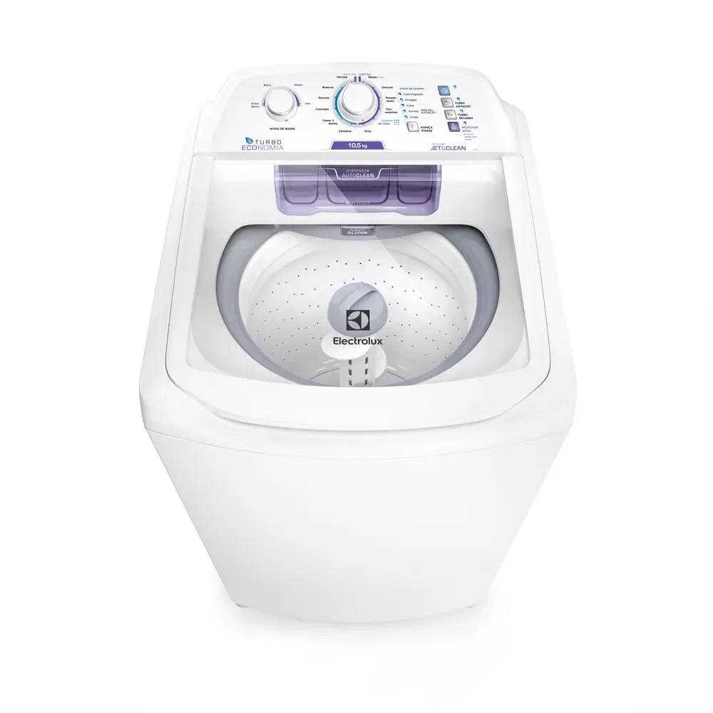 Máquina de Lavar Electrolux 10,5kg Branca Turbo Economia com Jet&Clean e Filtro Fiapos (LAC11) — imagem 1