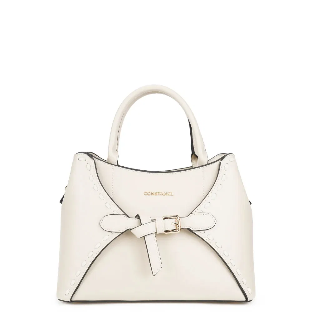 Bolsa Tote Nó Fivela Off White