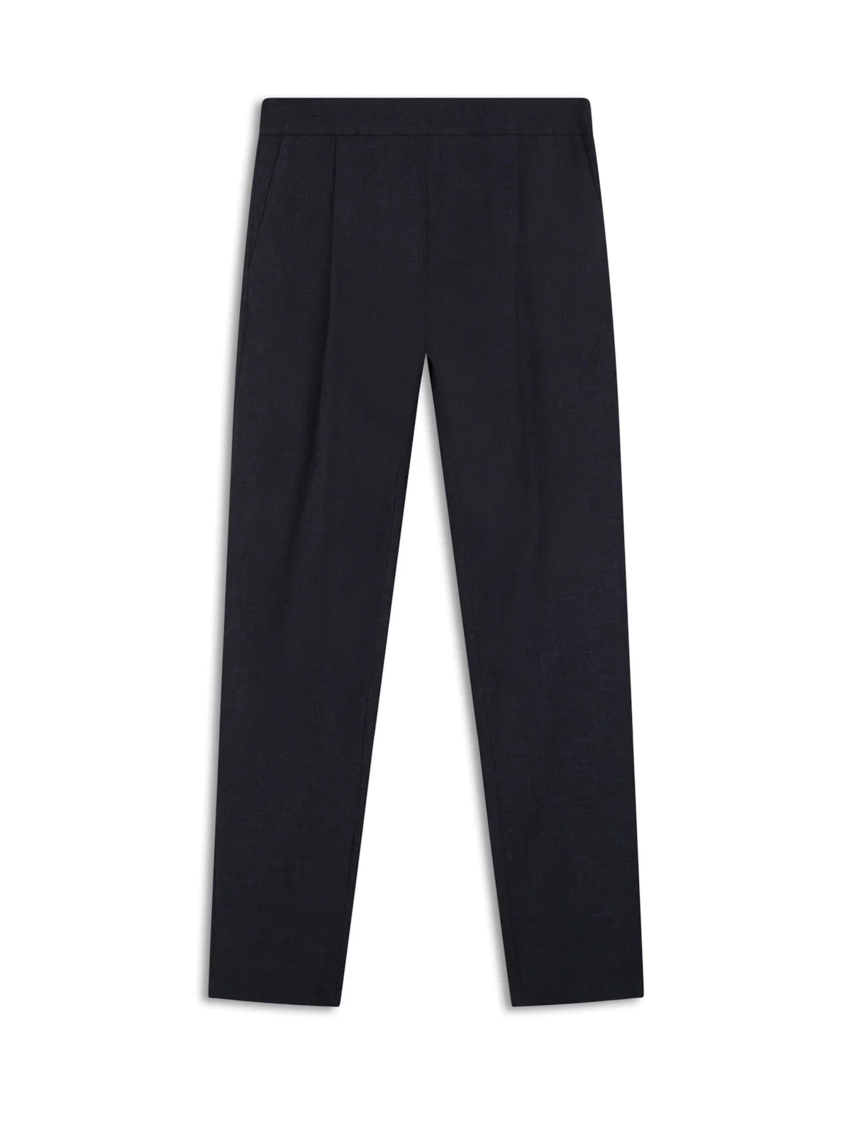 Calça Linen Blend Pleats Marinho