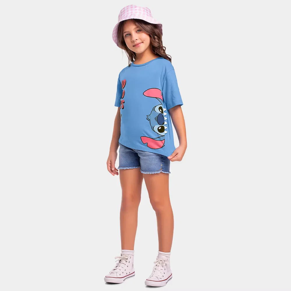 Blusa infantil Stitch no bad days