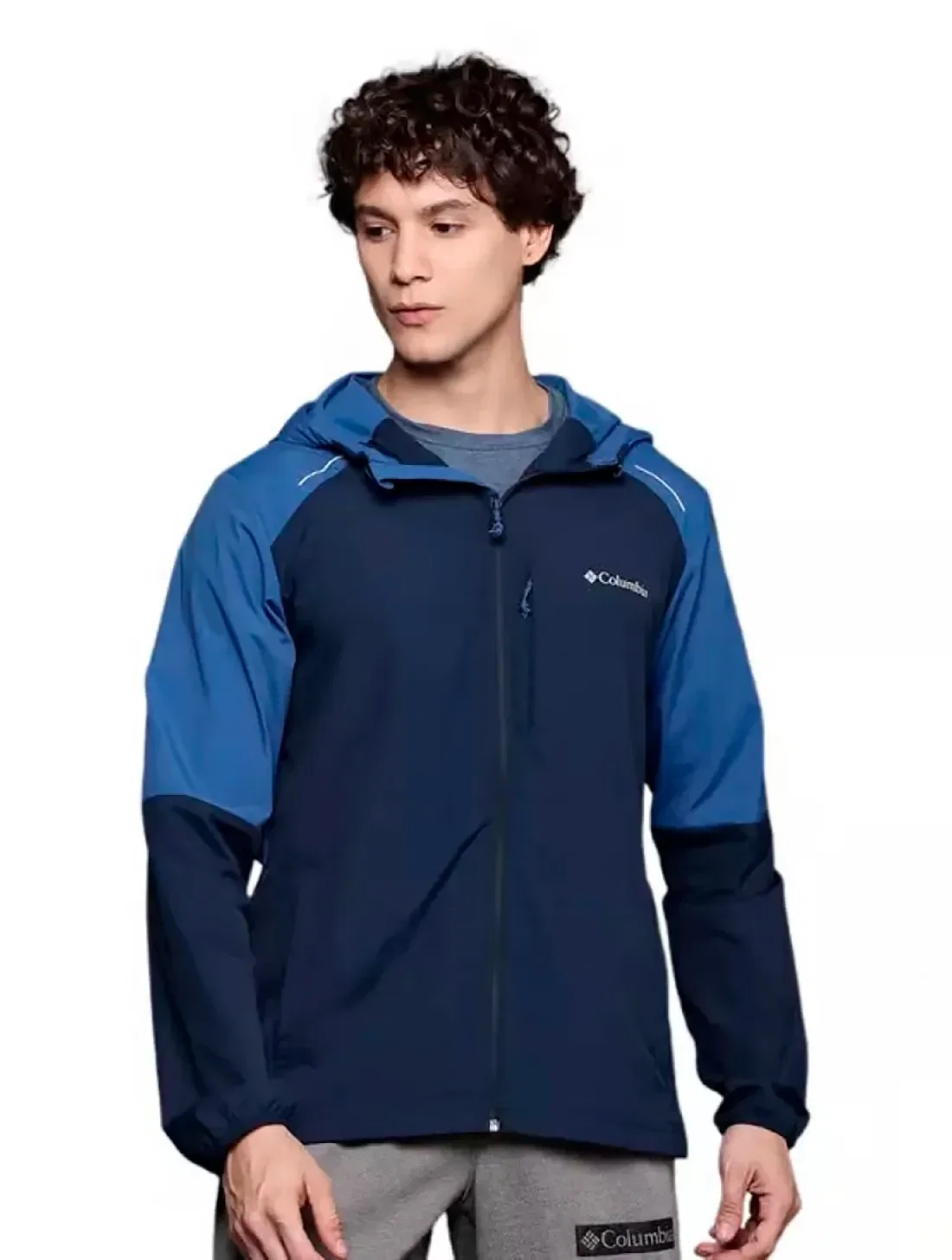 Jaqueta Columbia Masculina Tech Nylon™ com Capuz — imagem 1