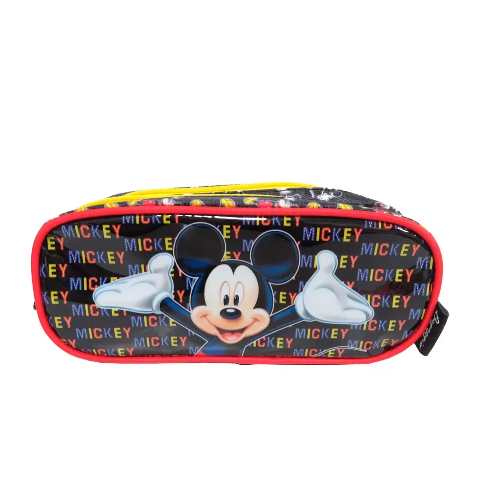 Estojo Escolar Masculino Mickey Preto — imagem 1