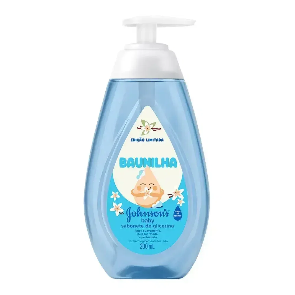 Sabonete Líquido Glicerinado Johnson's Baby Baunilha 200ml