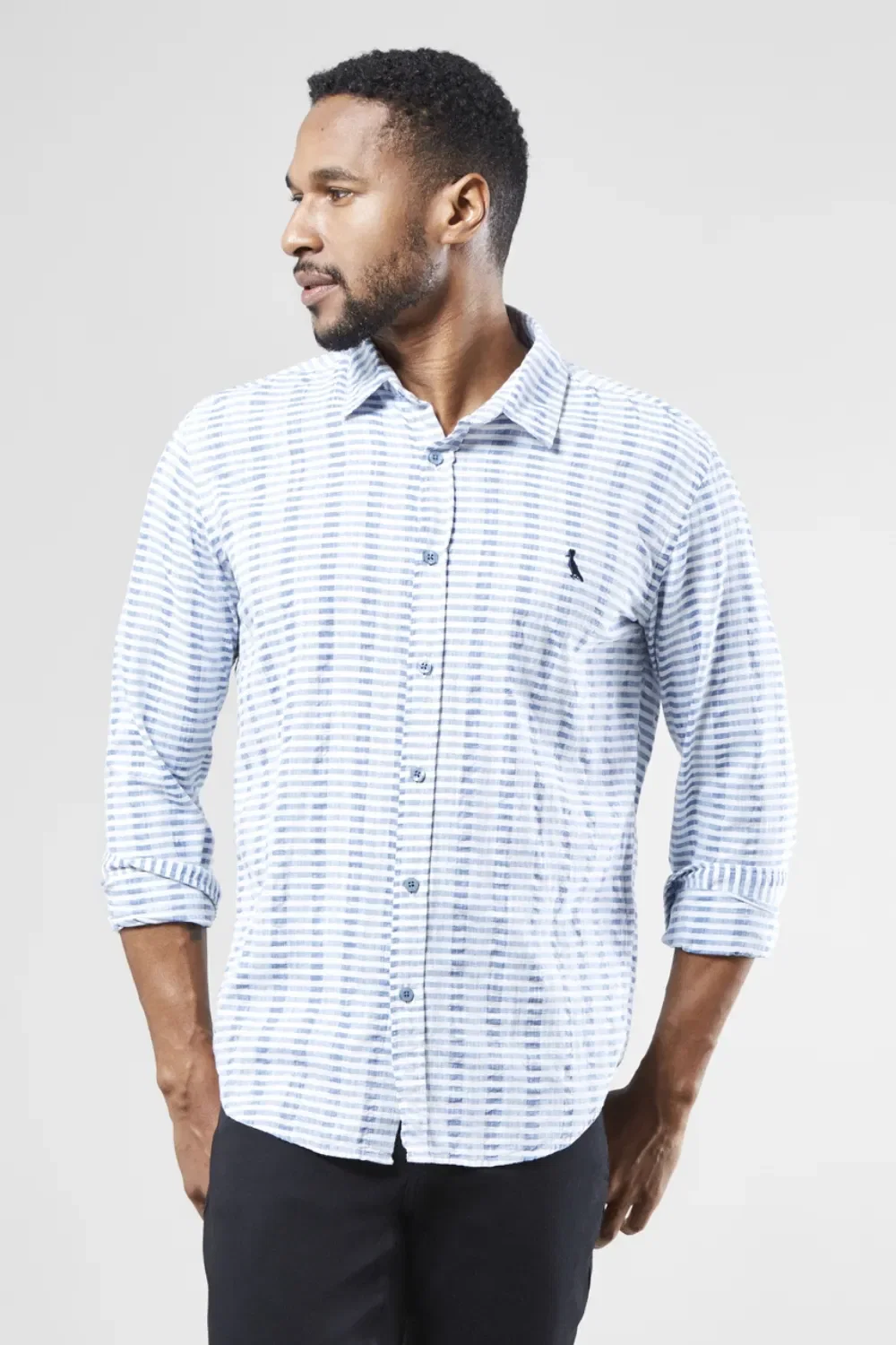 Camisa RESERVA Regular Textura Horizontal — imagem 1