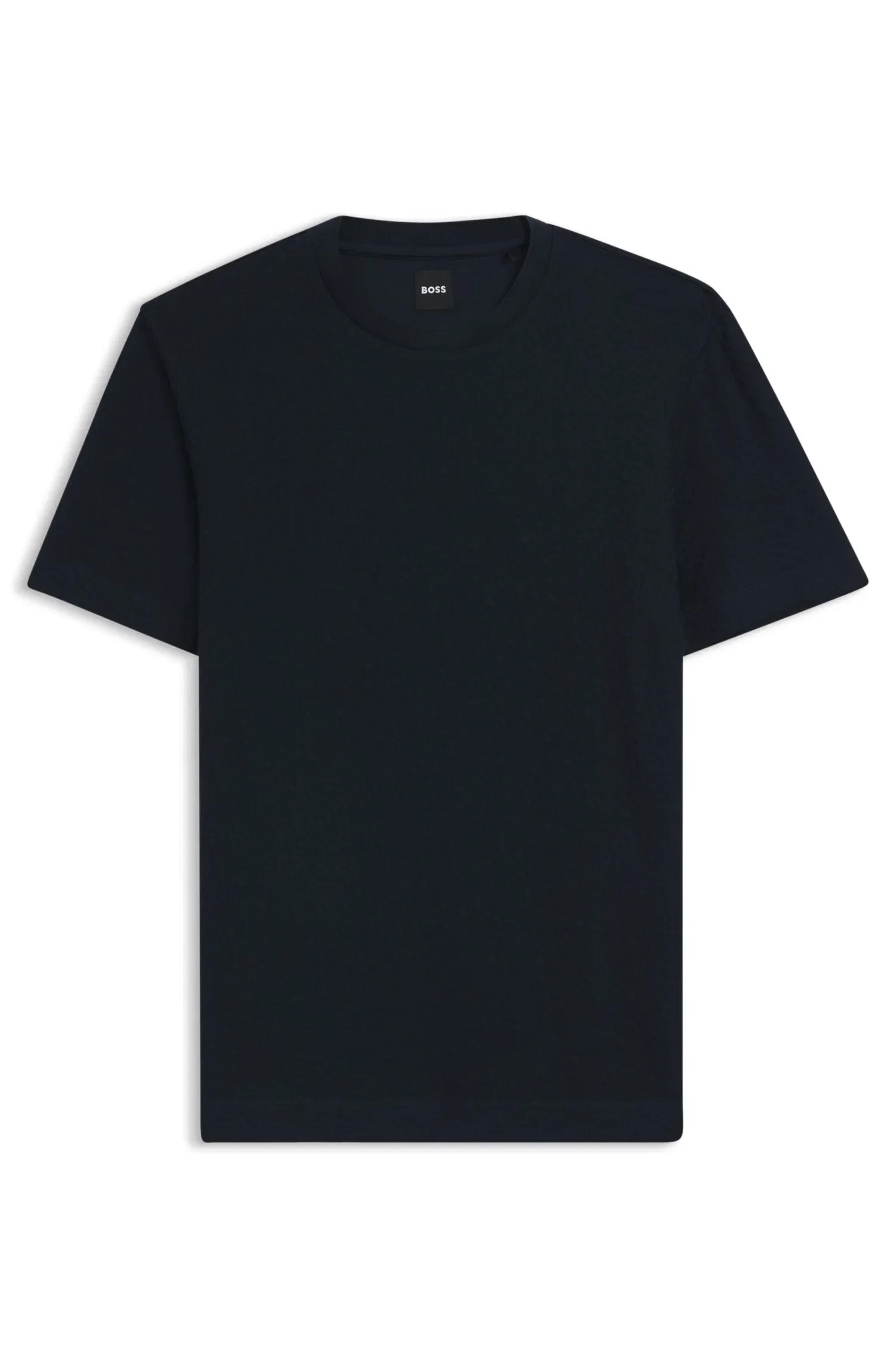 Camiseta De Algodão Mercerizado Com Jacquard De Monograma — imagem 1
