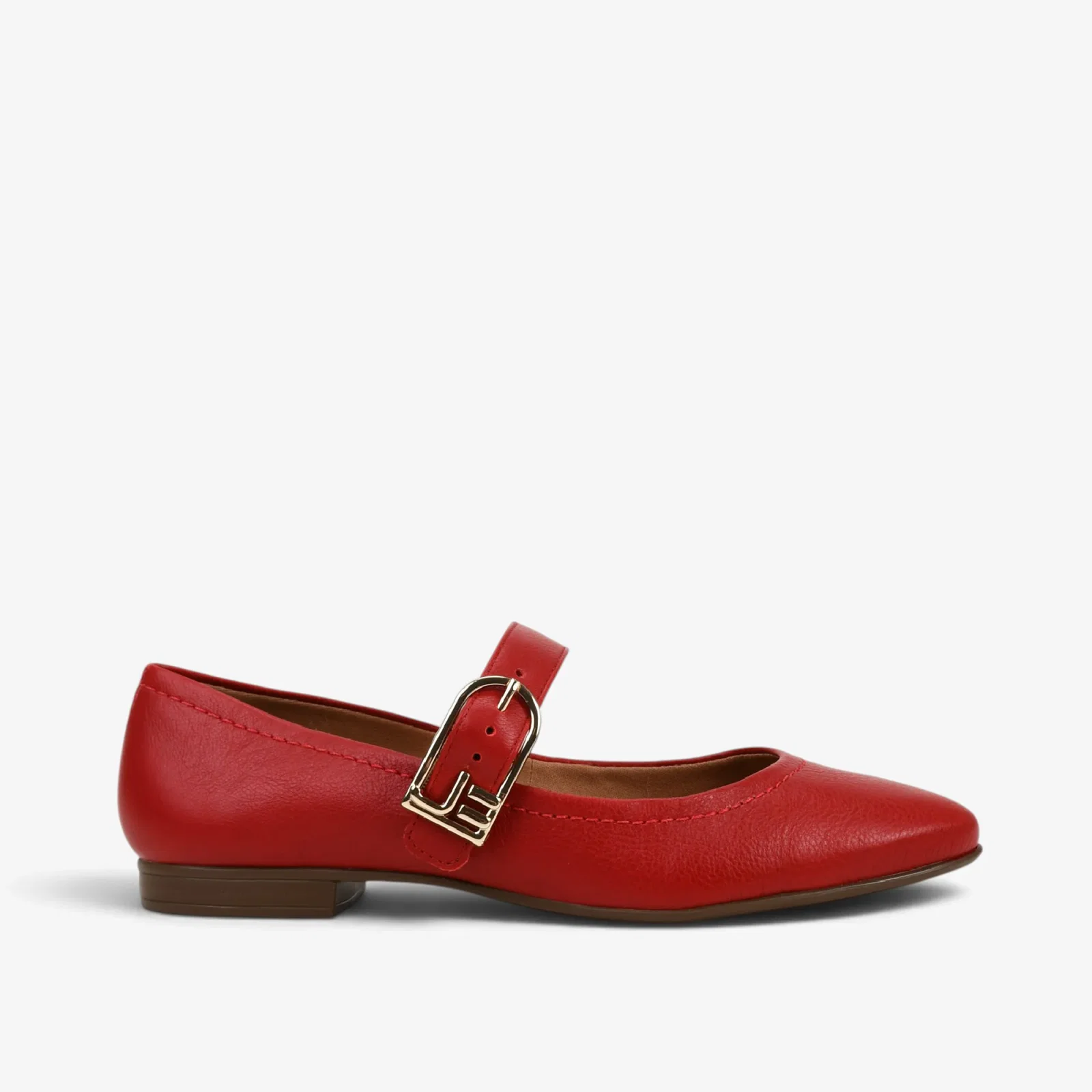 Sapatilha Vermelho Couro — imagem 1