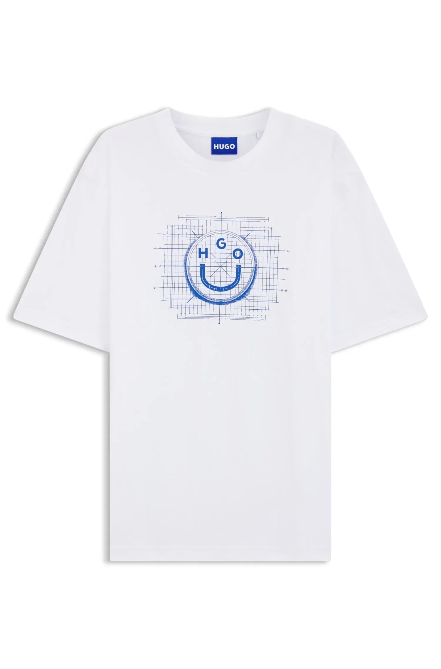 Camiseta Em Jersey De Algodão Com Logo