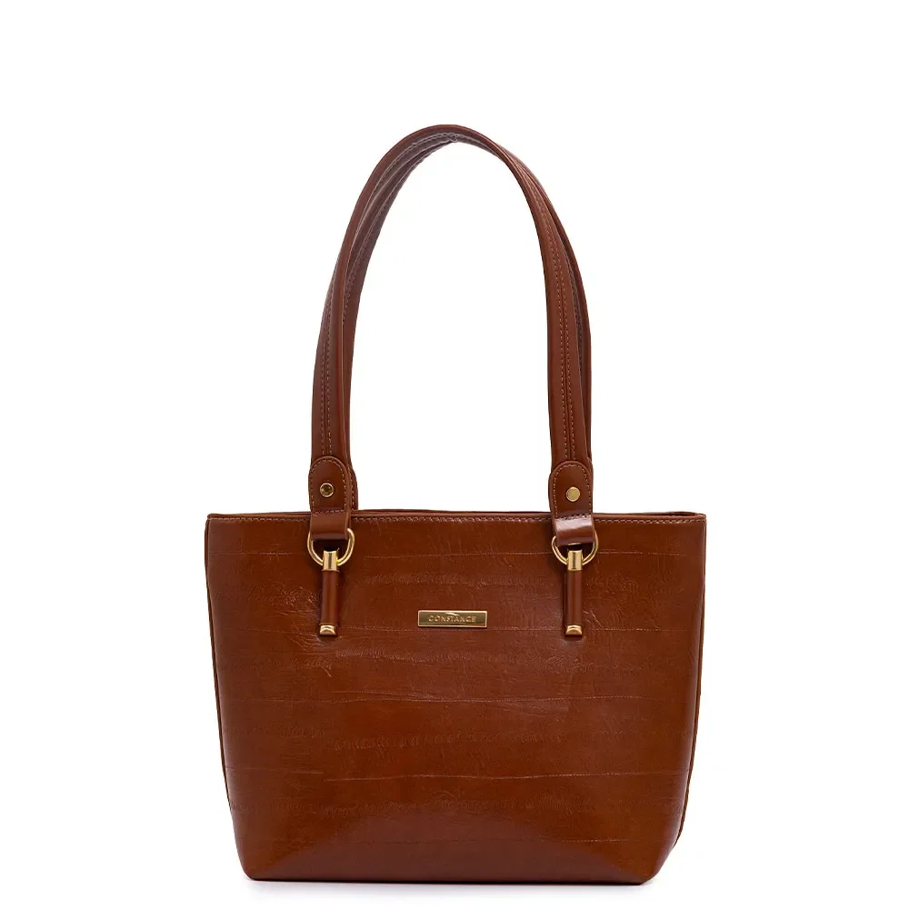Bolsa Shopping Média Caramelo — imagem 1