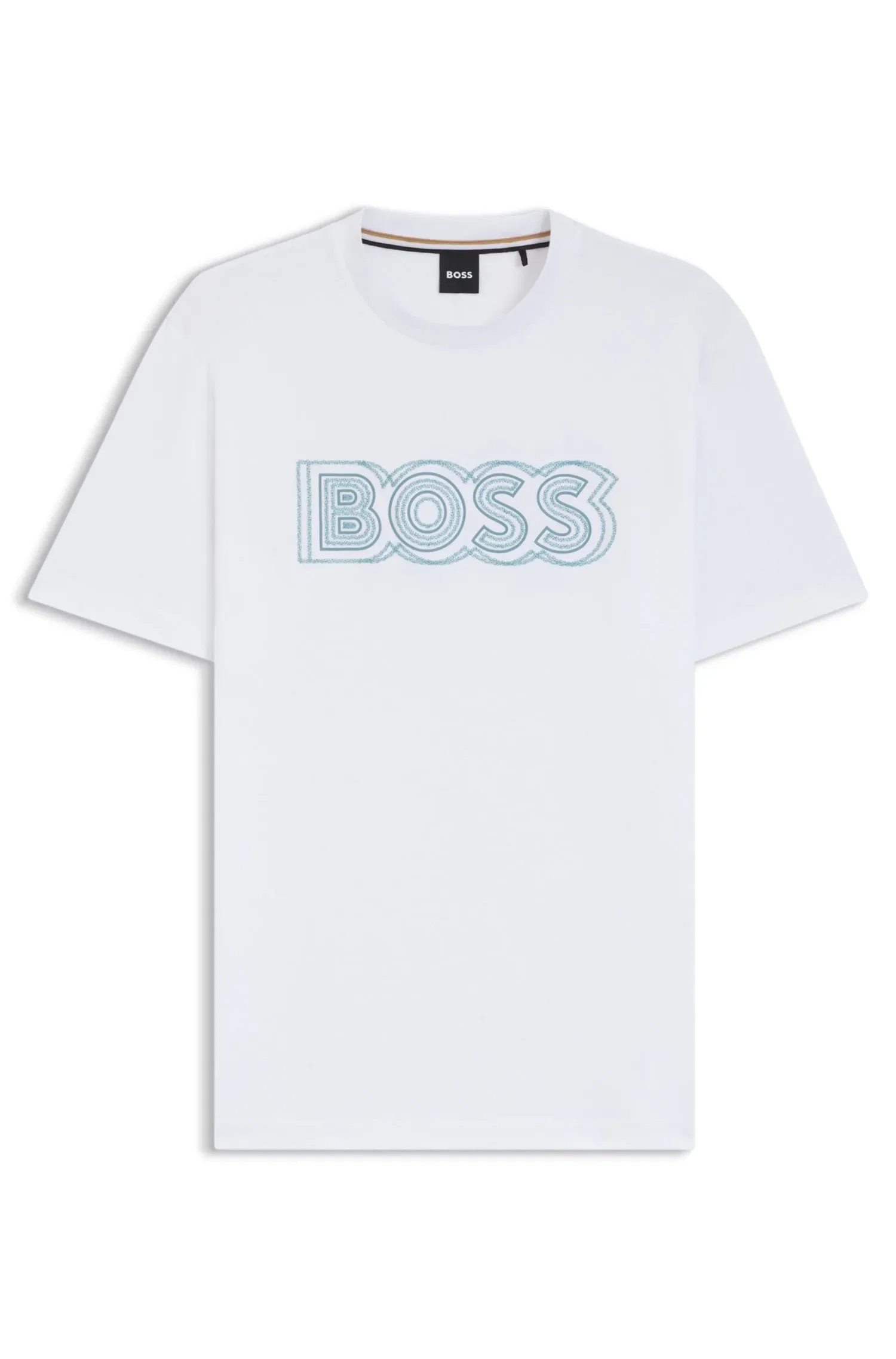 Camiseta Em Jersey De Algodão Com Arte De Logo — imagem 1