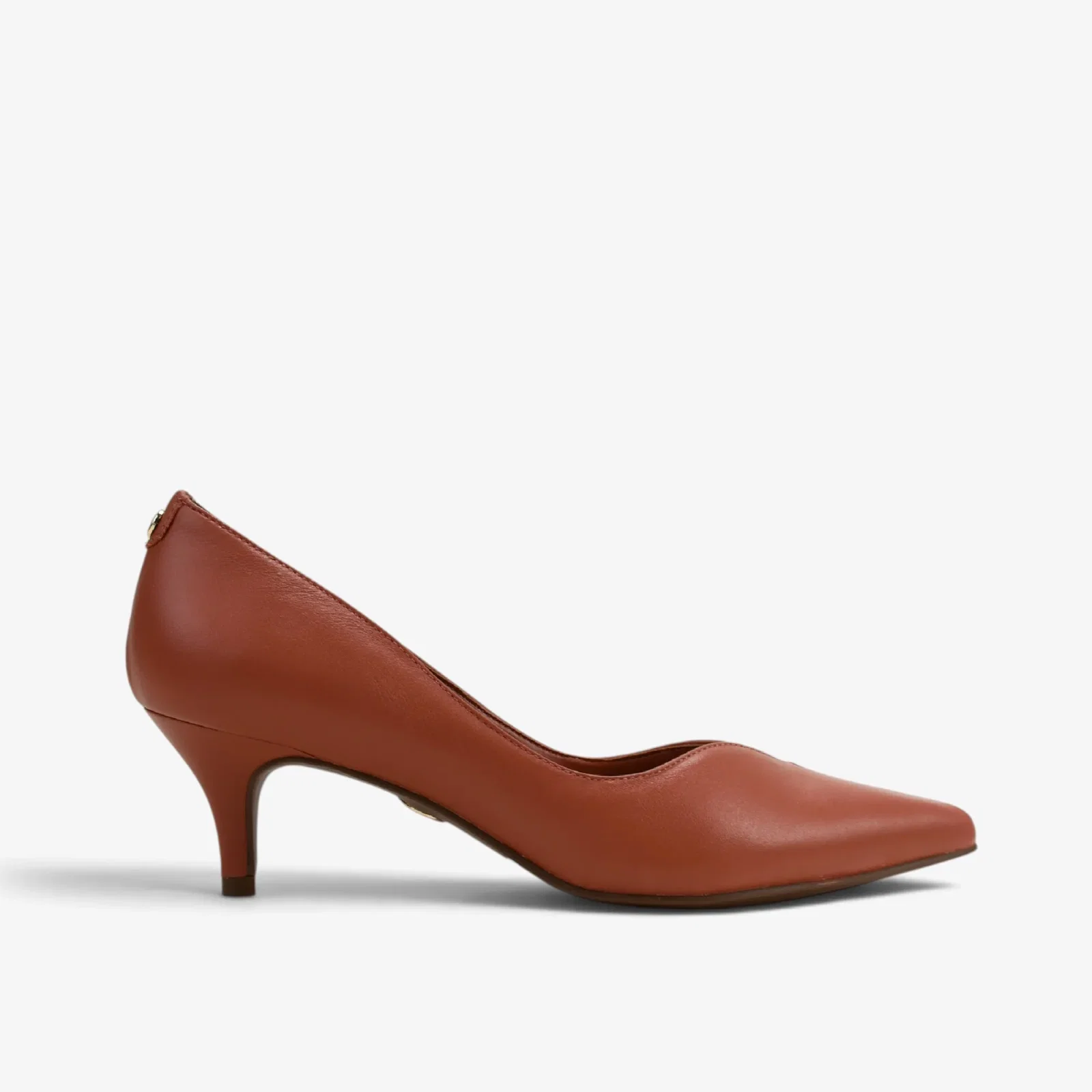 Scarpin Rosa Sertão Couro — imagem 1