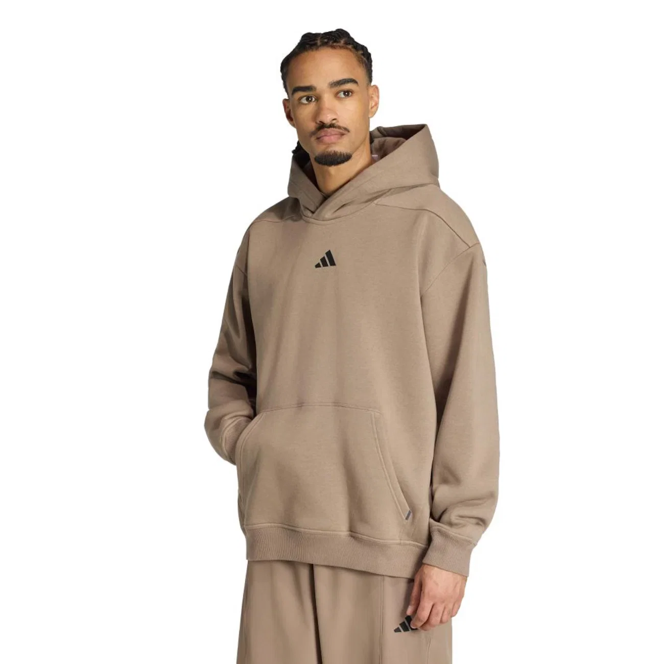 Blusão de Moletom com capuz Power Oversized Adidas Masculino — imagem 1