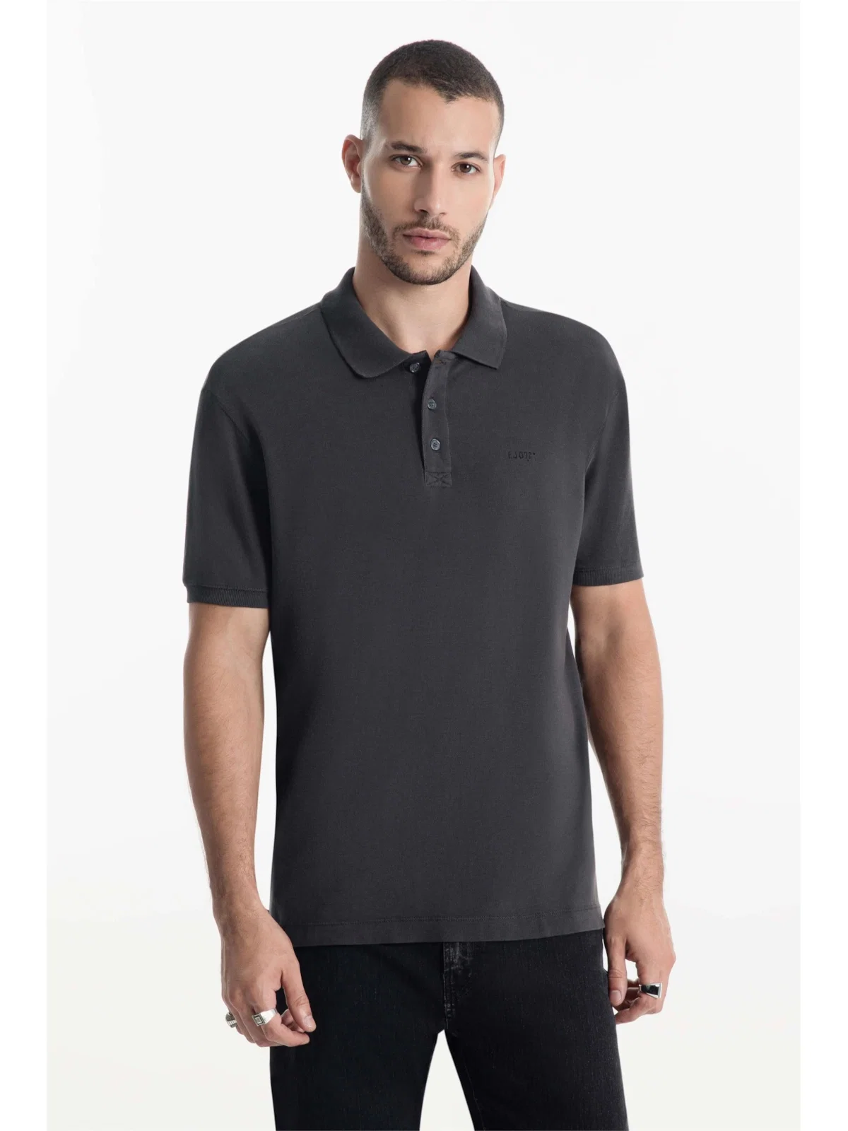 Polo Piquet Carmel Ejd 72 Classic Grafite — imagem 1