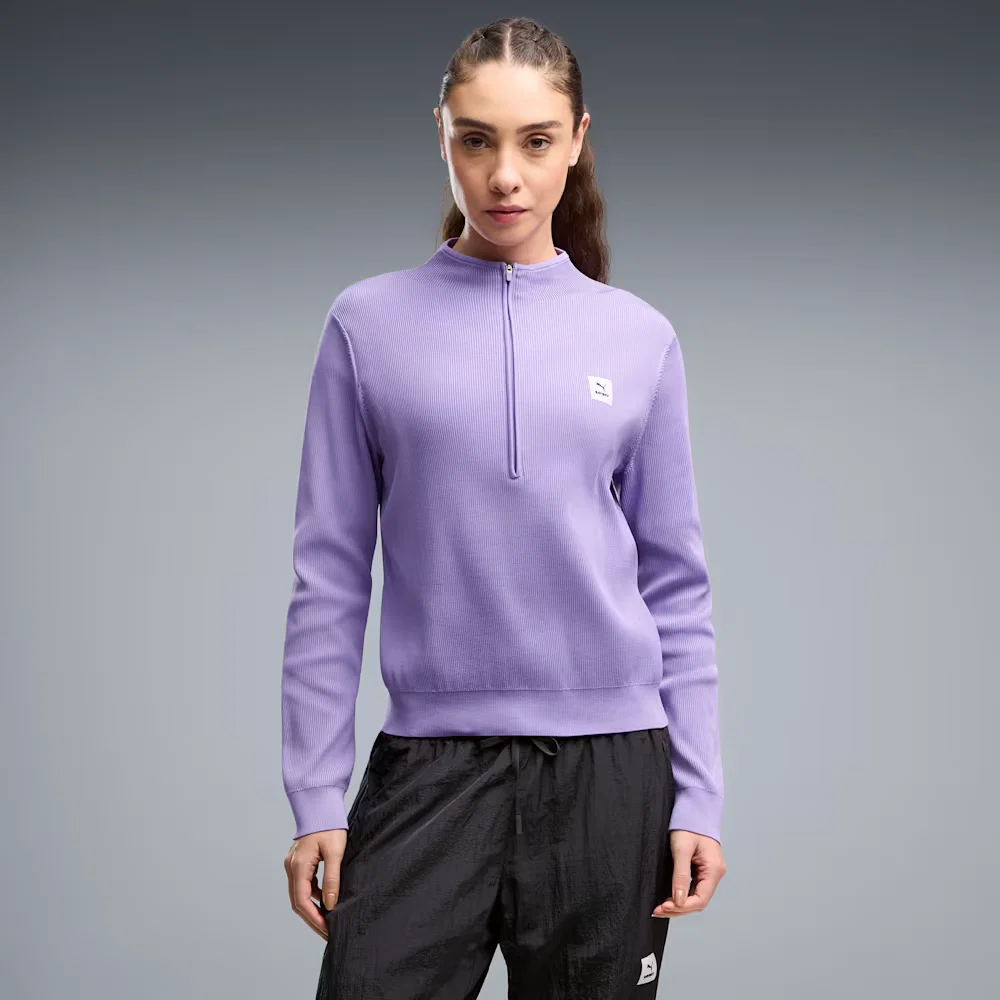 Blusa Half-Zip Puma x SAYSKY Performance Running Tee Feminina