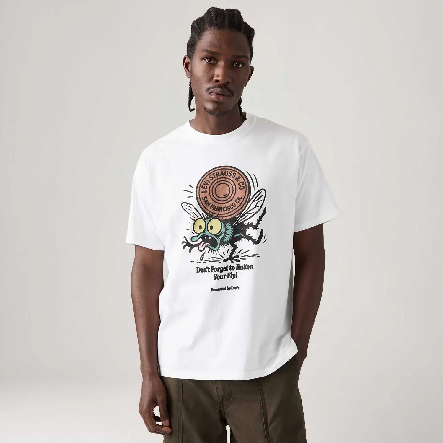 Camiseta Levi's® Vintage Graphic Branca Manga Curta — imagem 1