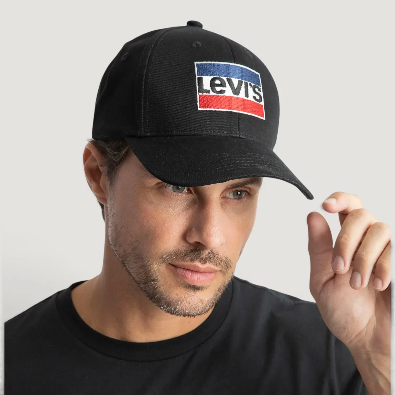 Boné LEVI'S® Curved Preto