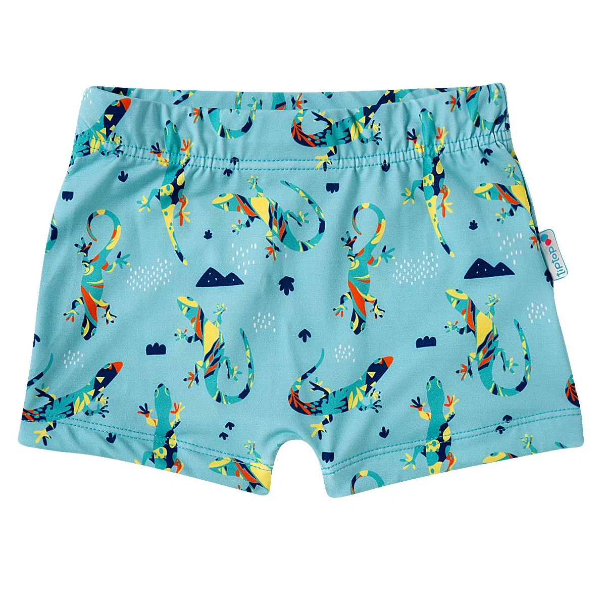 Shorts Praia Kids Iguana Elastano Proteção Uv 50+ Tip Top