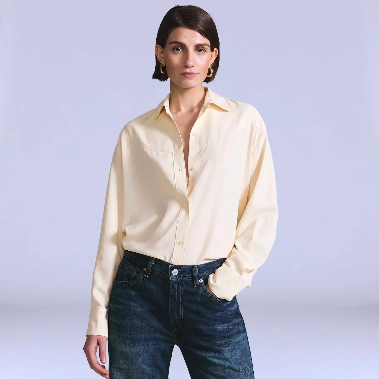 Camisa Levi's® Blue Tab Rider Branca — imagem 1