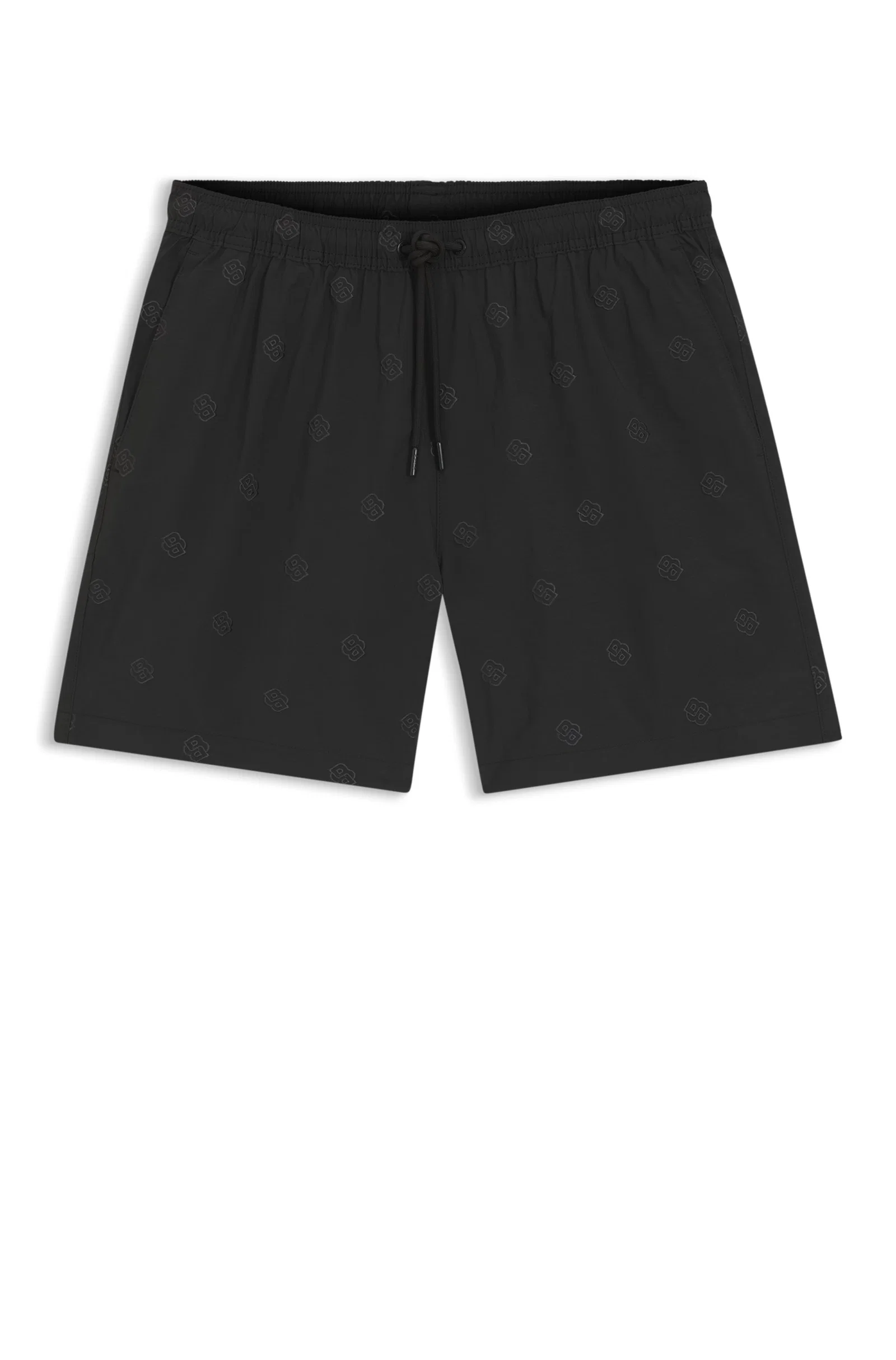 Shorts De Banho Com Monogramas Double B