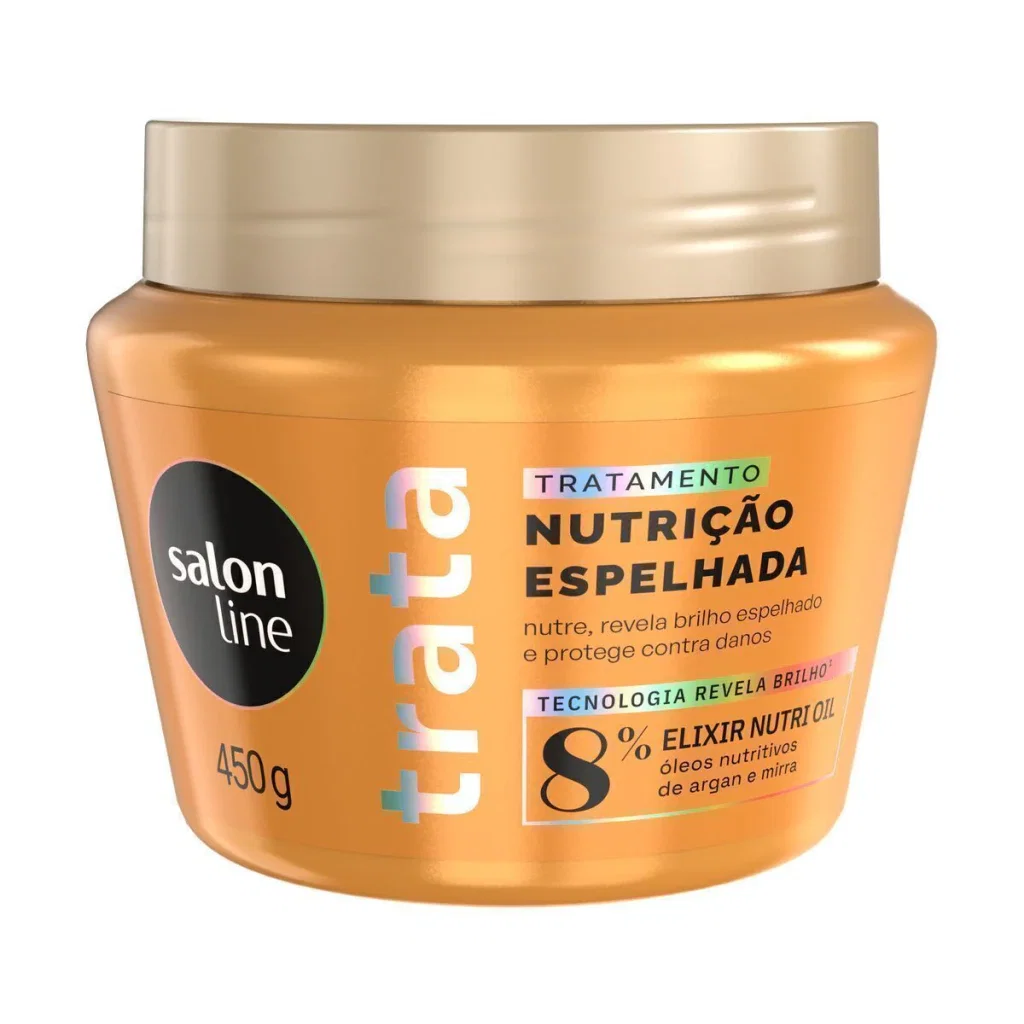 Máscara de Tratamento Salon Line Trata Nutrição Espelhada 450g