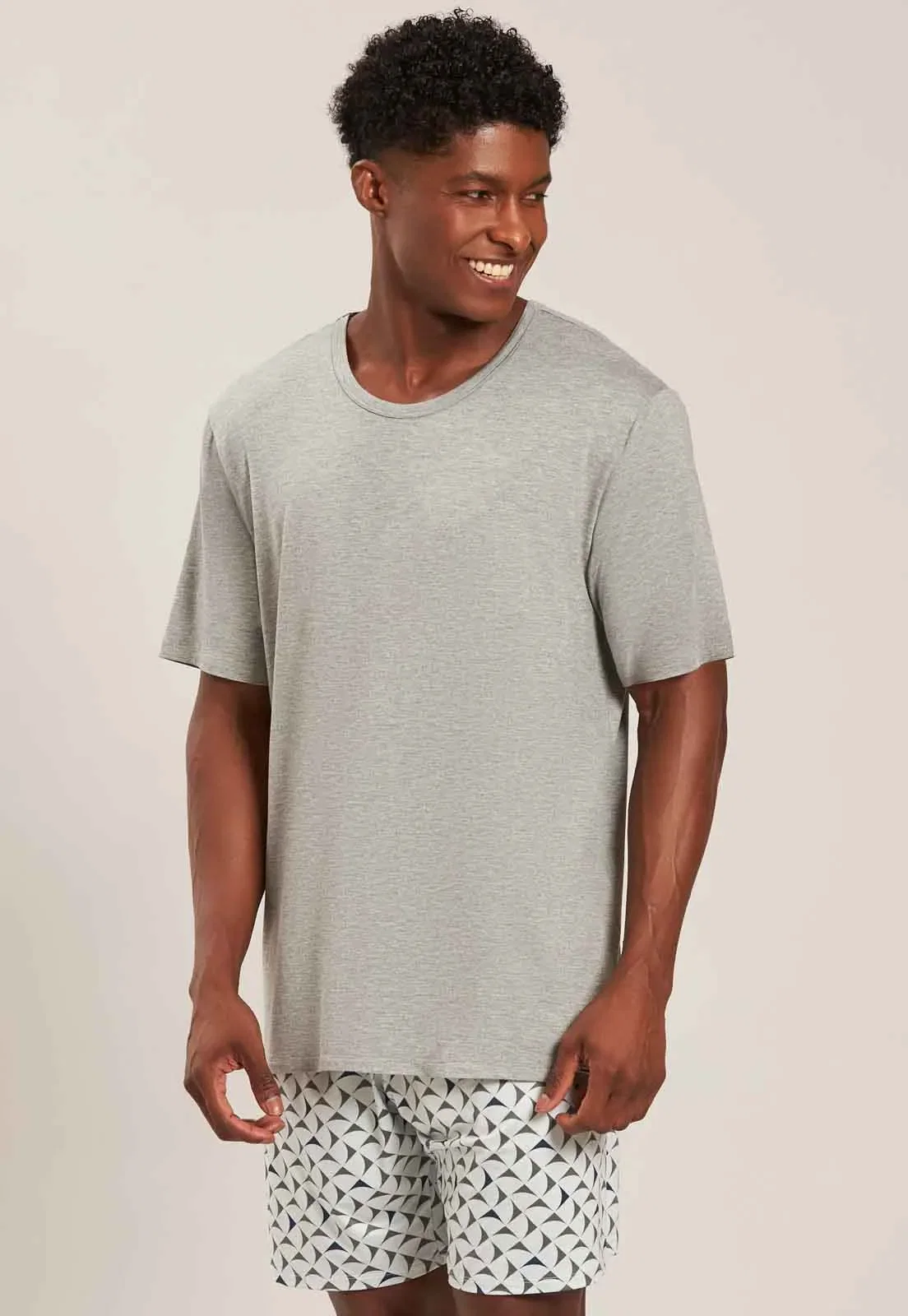 Pijama Plus Size De Viscose New Skin Baunilha