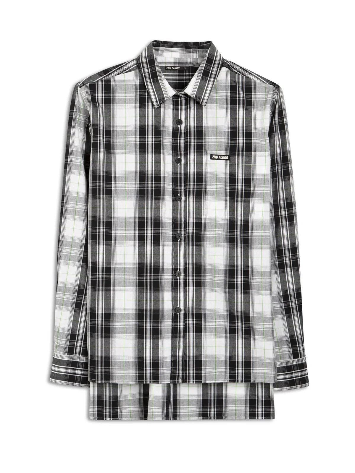 Camisa Xadrez Turin Verde Fluor