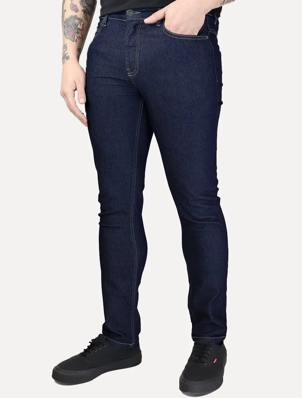 Calça Reserva Jeans Masculina Slim Davi Denim Escura