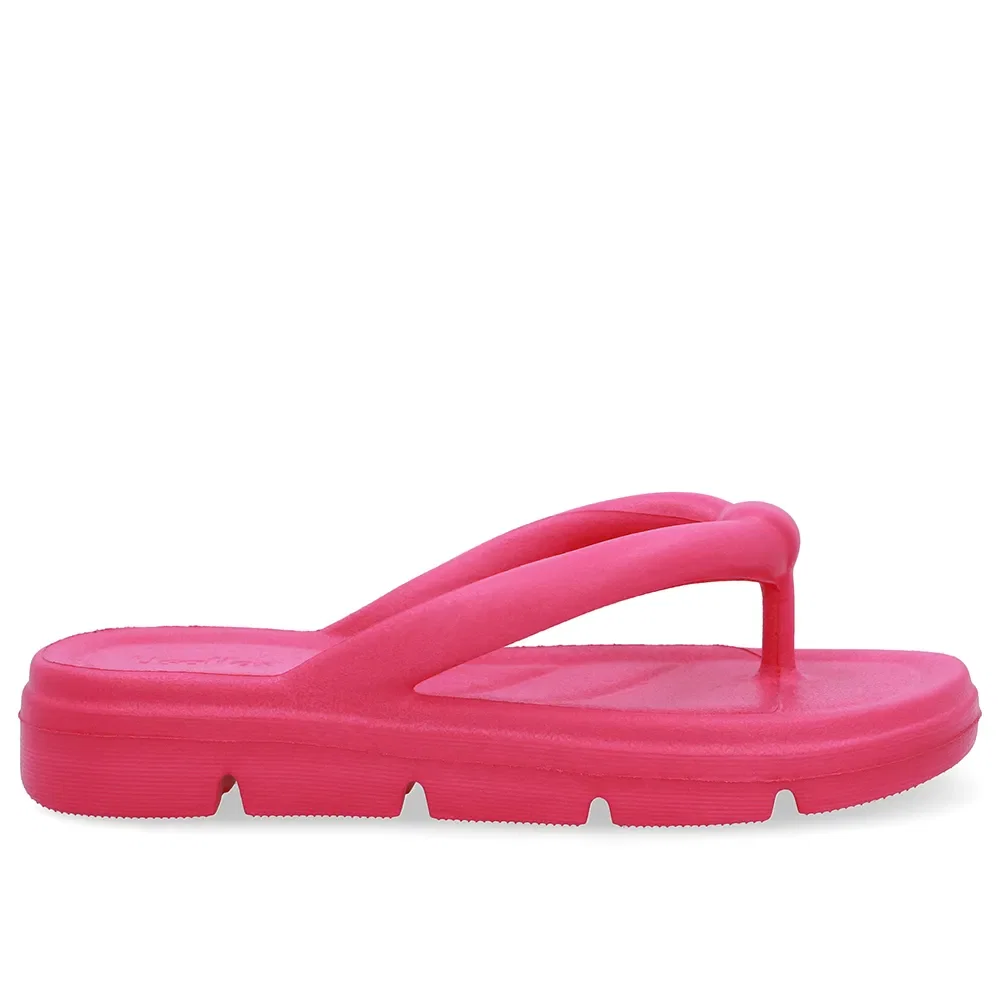 Chinelo Rosa Poofy Plataforma Eva — imagem 1