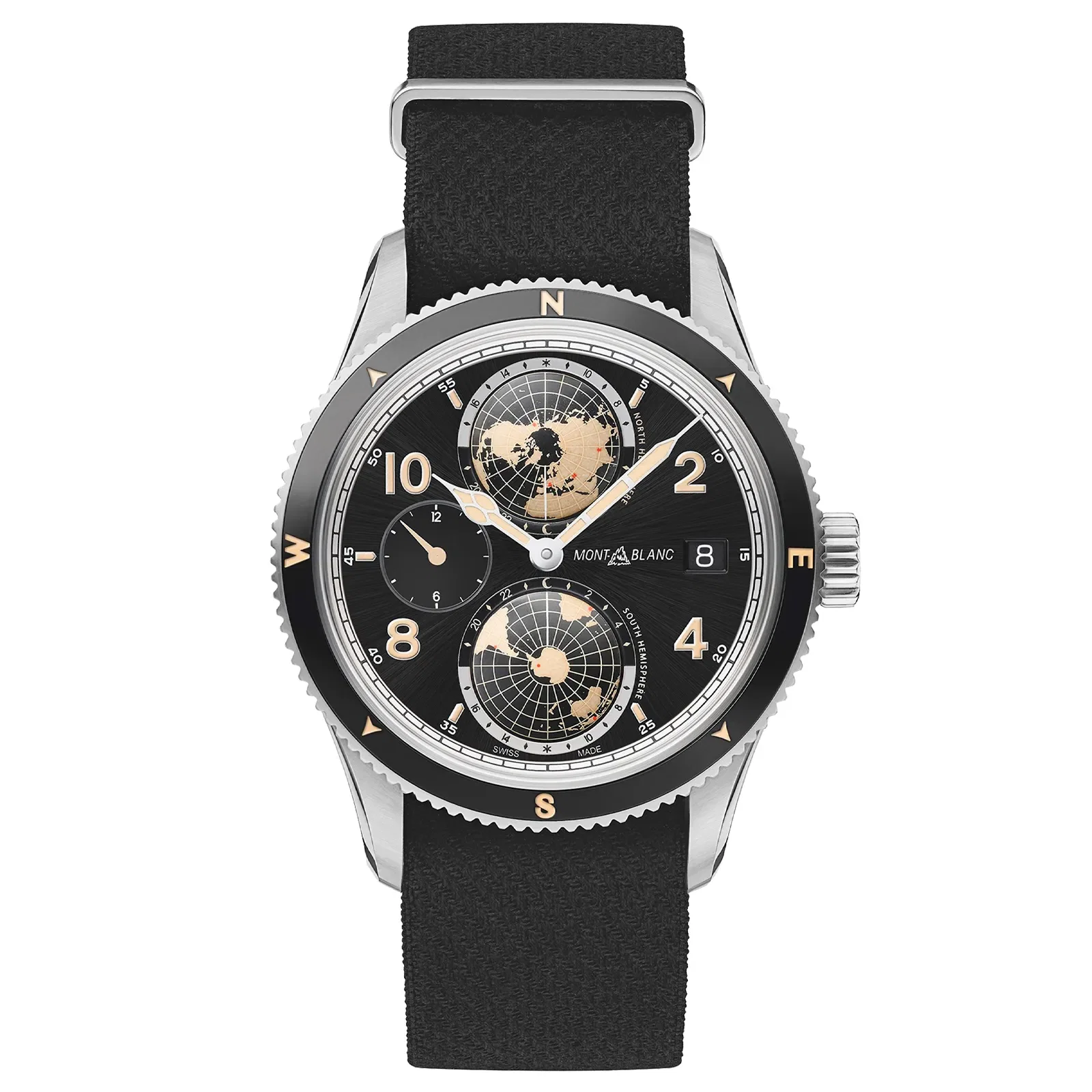 Relógio Montblanc Automático Masculino em Borracha Preta 117837 — imagem 1