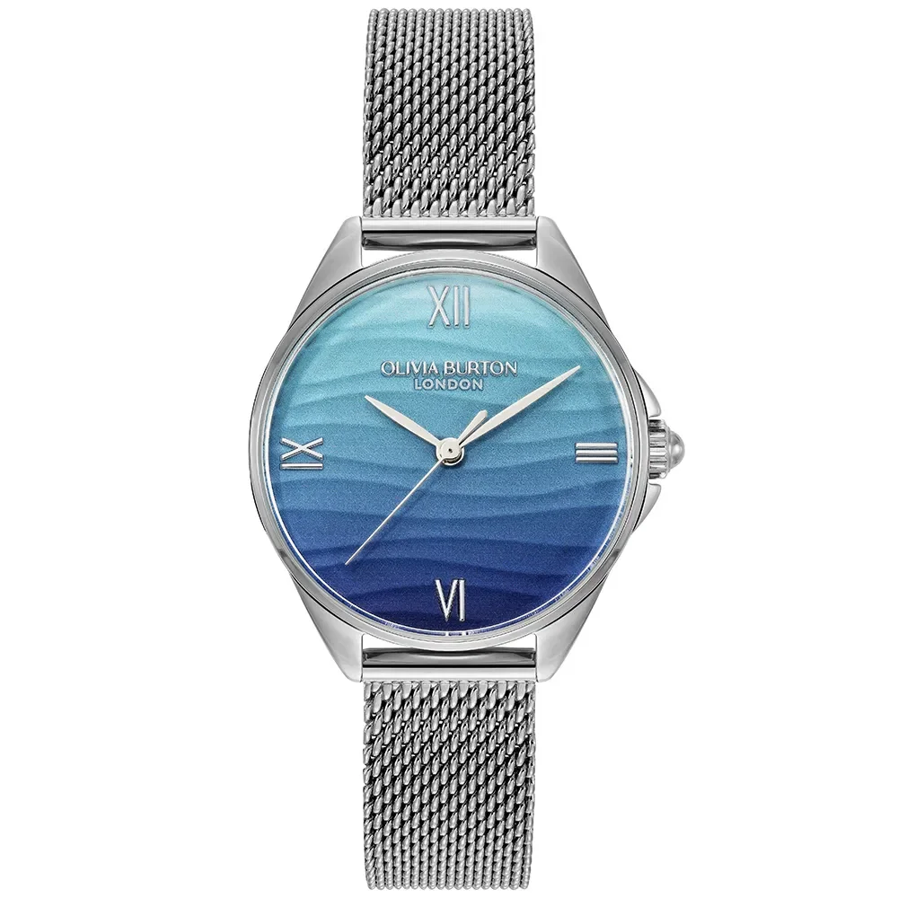 Relógio Olivia Burton Azure Feminino em Aço Prateado 24000335 — imagem 1
