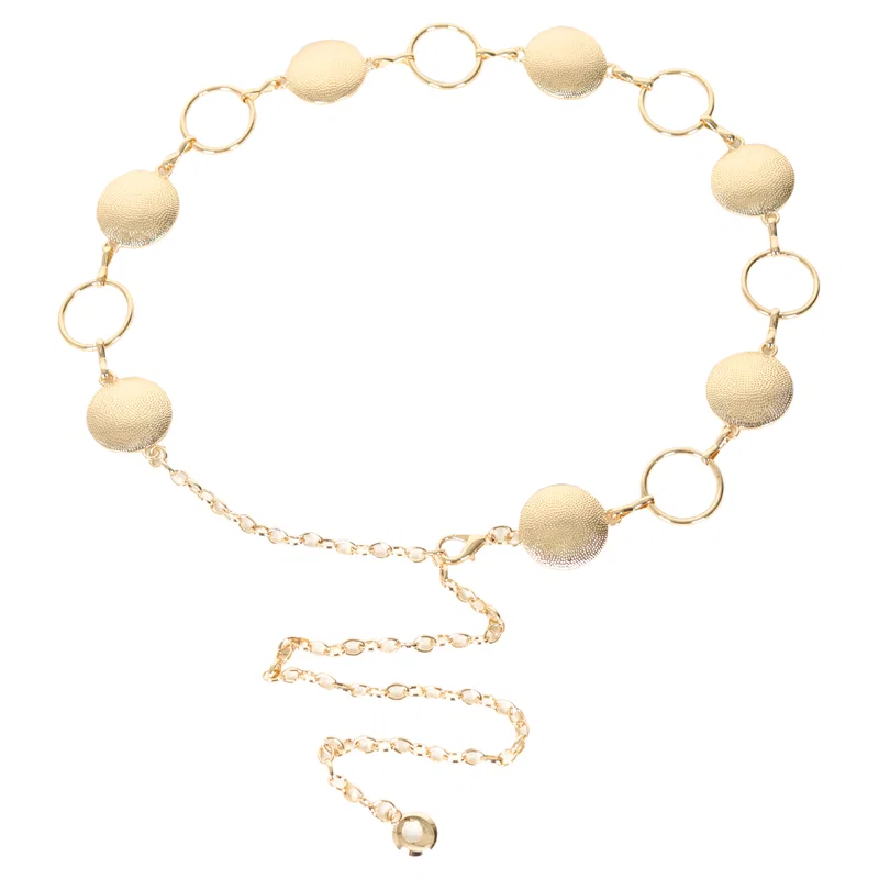 Cinto Feminino Metal Argolas 3cm