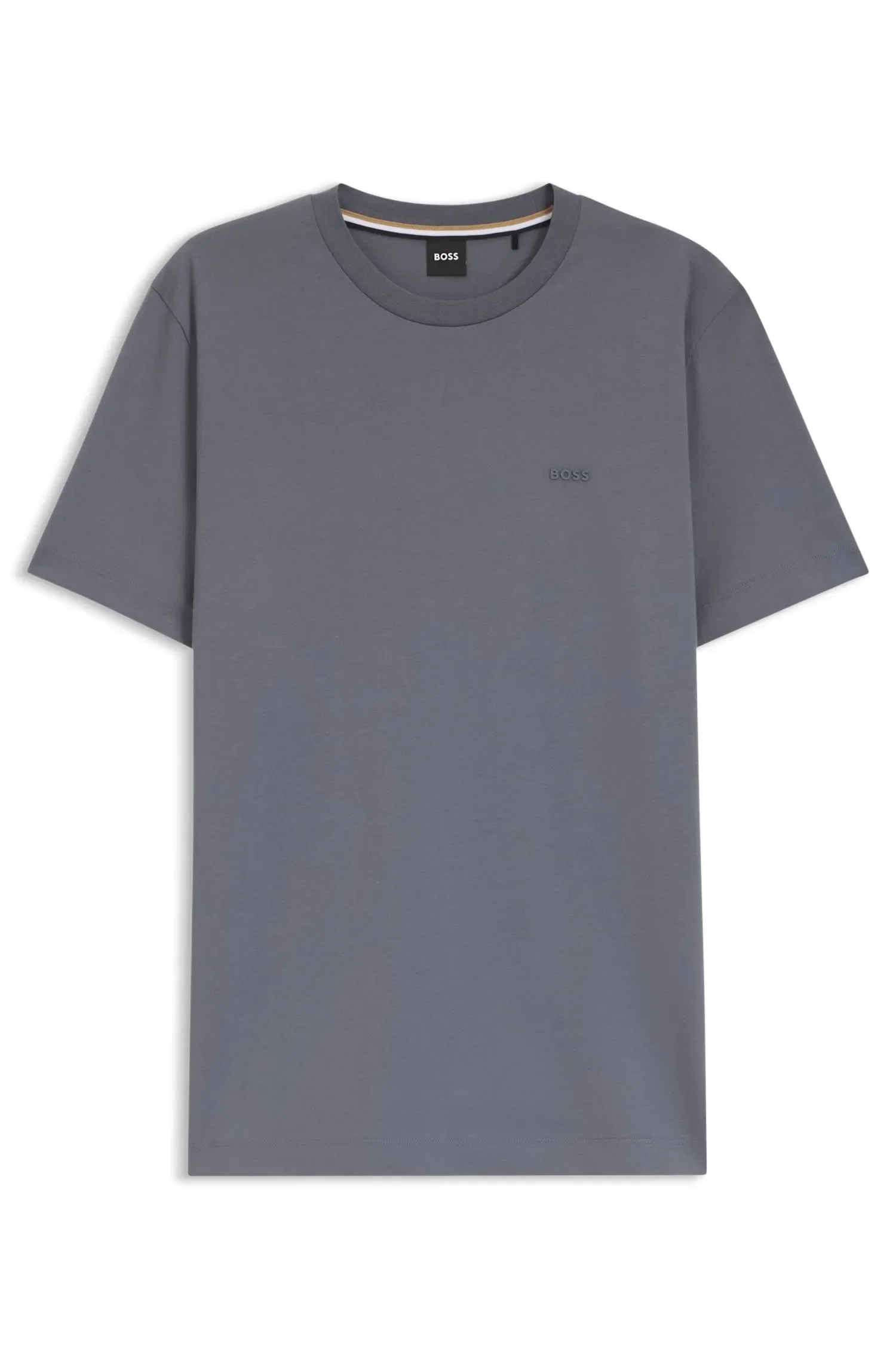 Camiseta Em Jersey De Algodão Com Detalhe De Logo — imagem 1