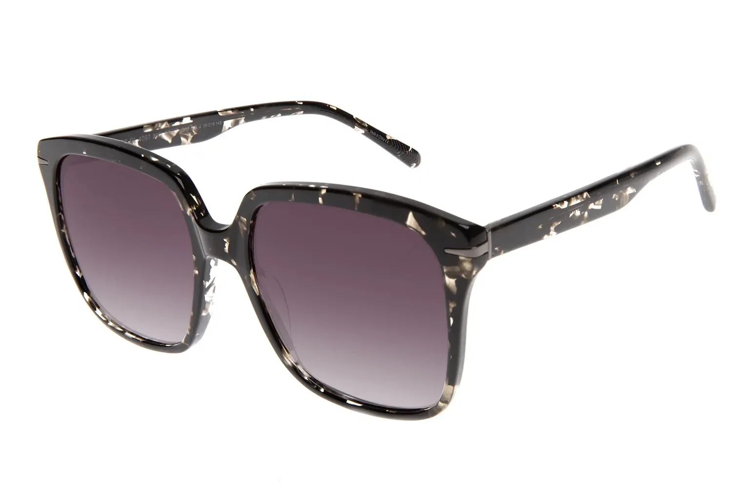 Óculos De Sol Feminino Chilli Beans Quadrado Clássico Preto — imagem 1