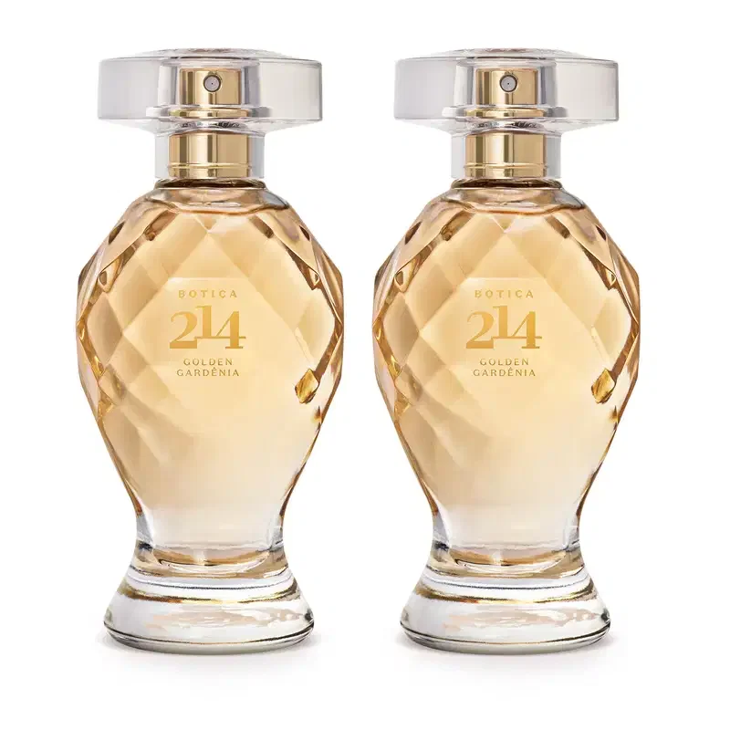 Combo Botica 214 Golden Gardênia Eau De Parfum 75ml (2 itens)