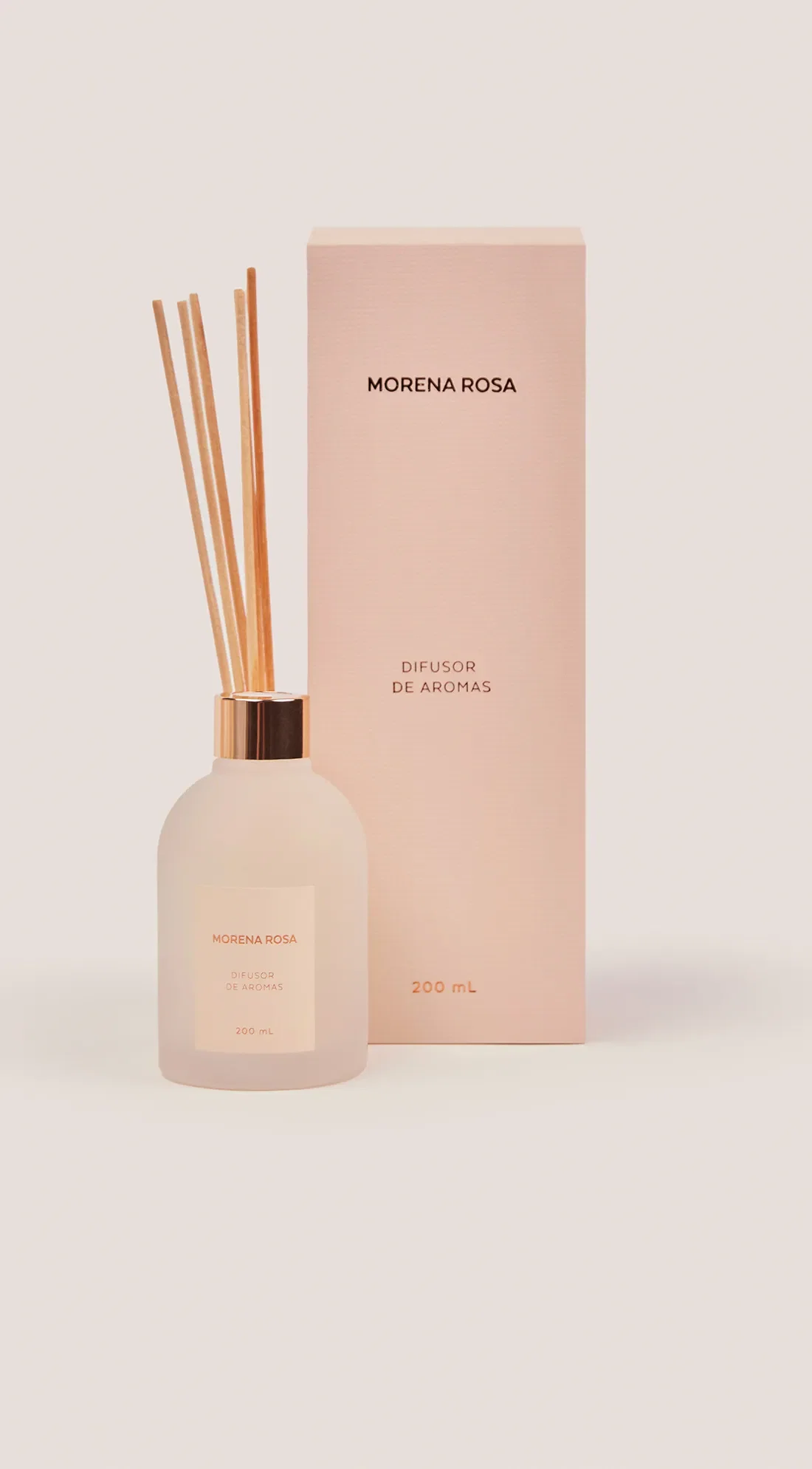 Aroma Difusor De Ambiente Morena Rosa 200 Ml Un Laranja