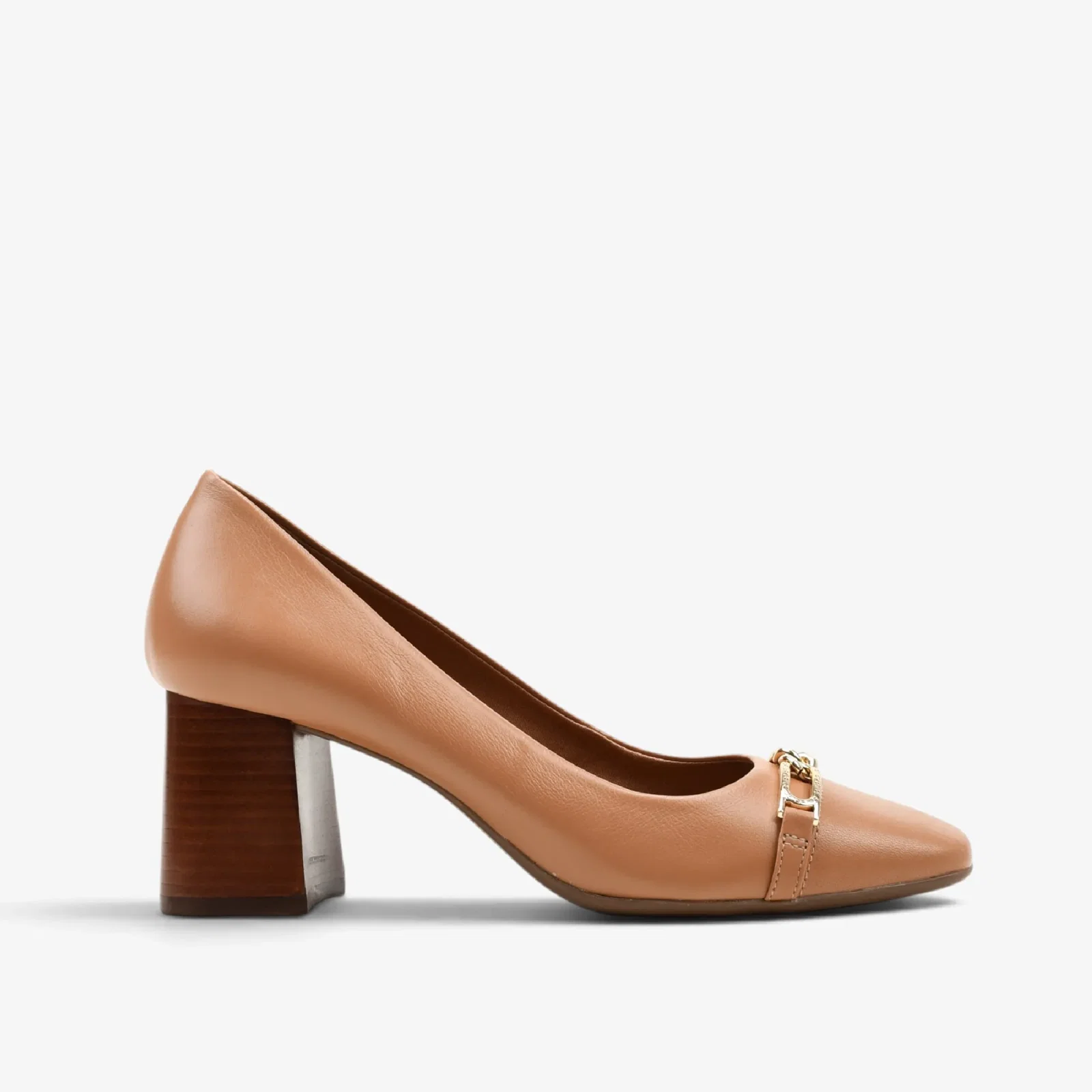 Scarpin Caramelo Álamo Couro — imagem 1
