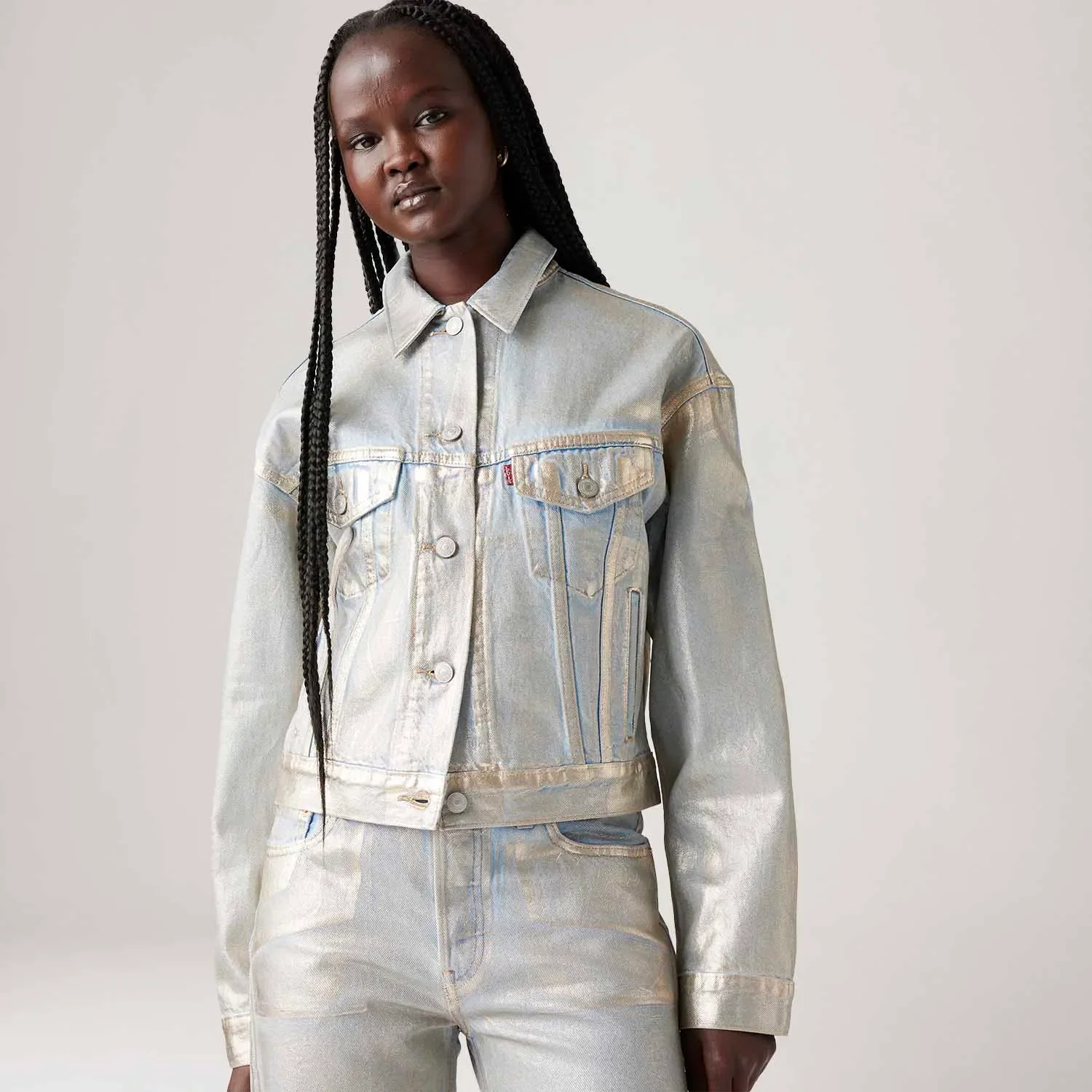 Jaqueta Levi's® Shrunken 90'S Metalizada — imagem 1