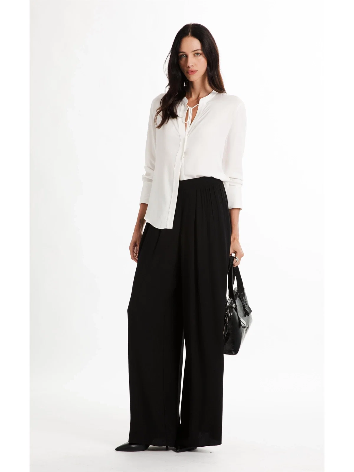 Visco Affinity Fluid Wide Leg Preto