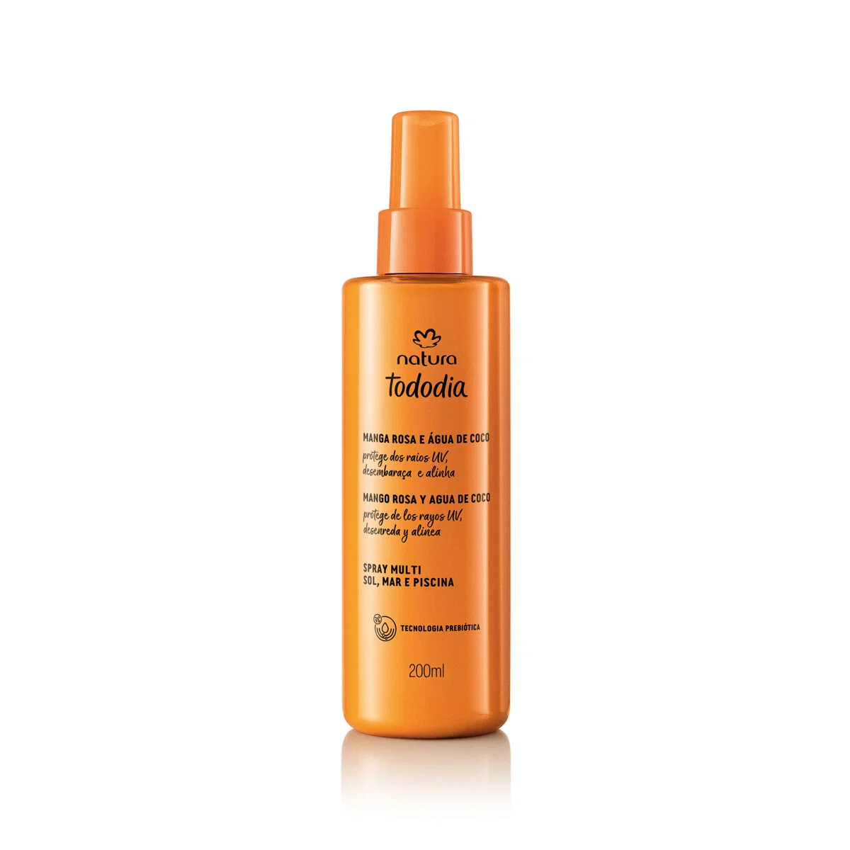 Spray Multi Sol, Mar e Piscina Tododia Manga Rosa e Água de Coco 200 ml