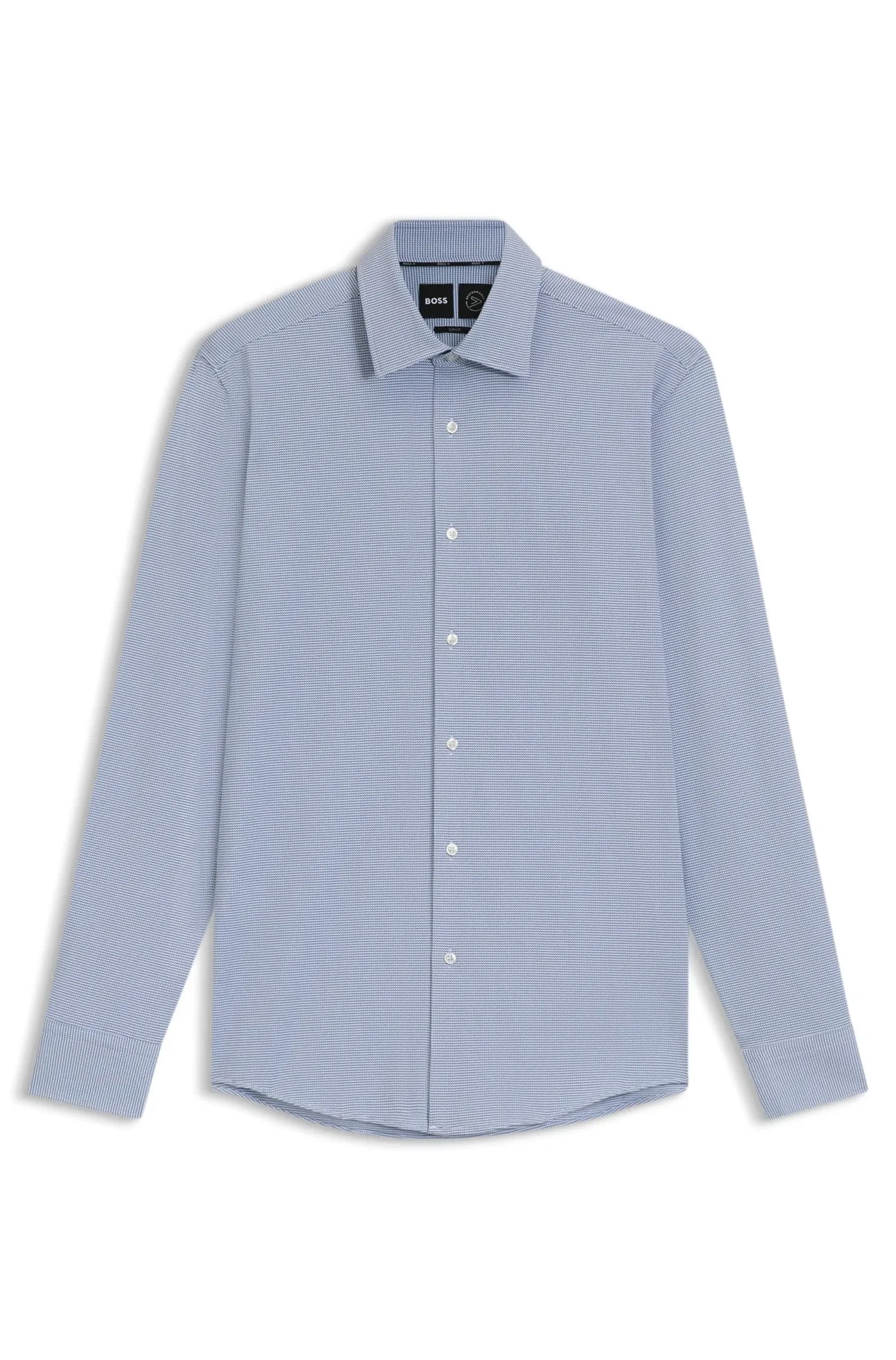 Camisa Slim Fit Em Tecido Italiano