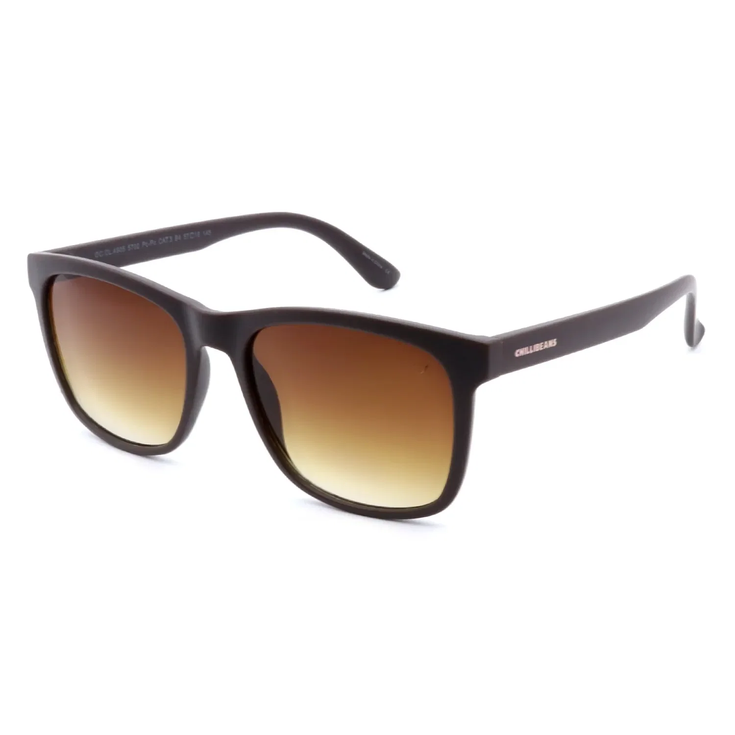 Óculos de Sol Masculino Chilli Beans Bossa Nova Degradê Marrom — imagem 1