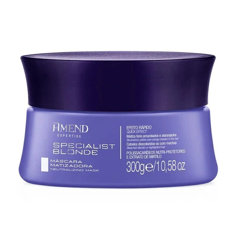 Máscara Matizadora Amend Specialist Blonde 300g