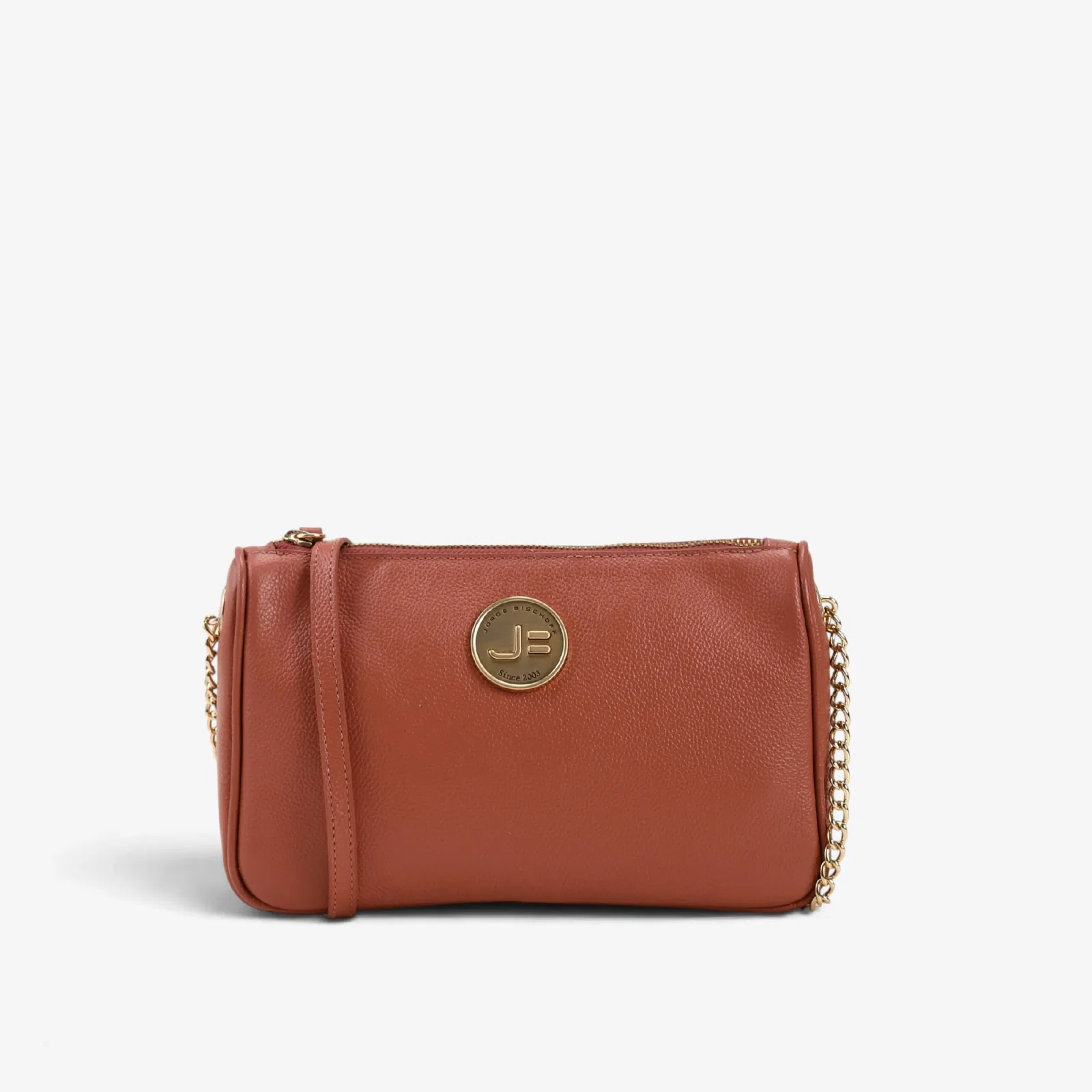 Bolsa Transversal Rosa Sertão Couro