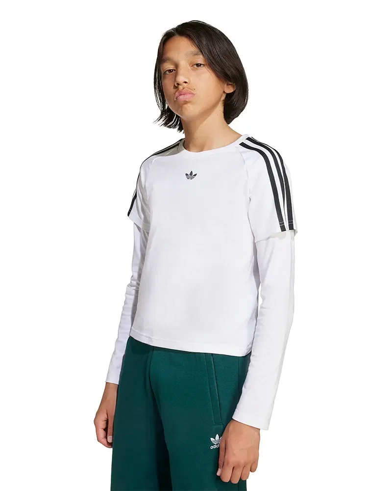 Camiseta Adidas Manga Longa Infantil — imagem 1