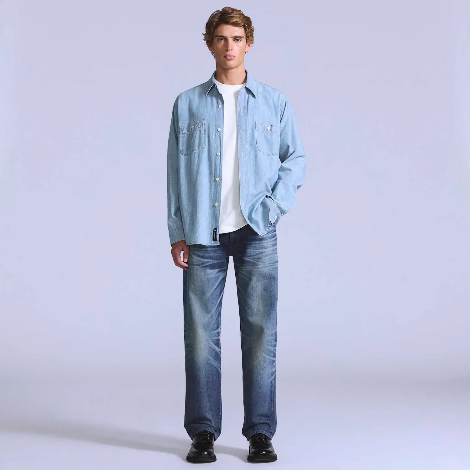 Calça Jeans Levi's® Blue Tab Anchor Relaxed Lavagem Média — imagem 1
