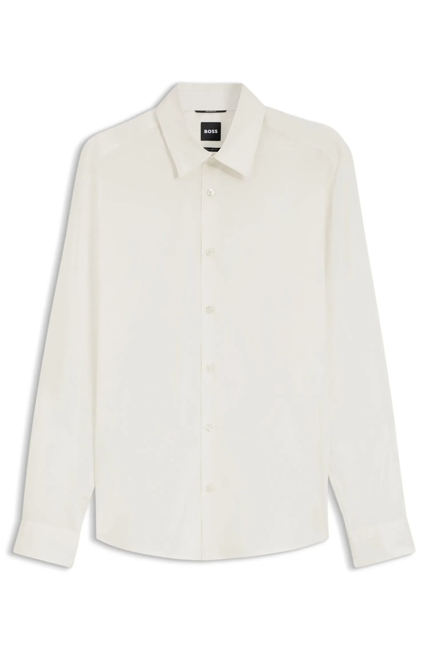 Camisa Regular Fit Em Tecido