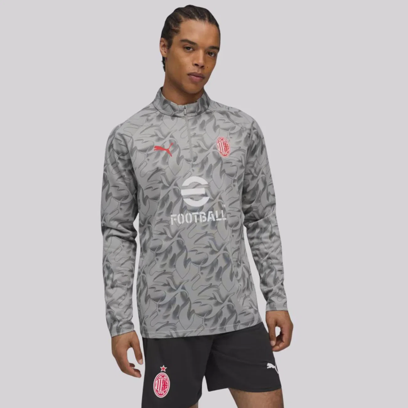 Blusão Moletom Masculino AC Milan Puma