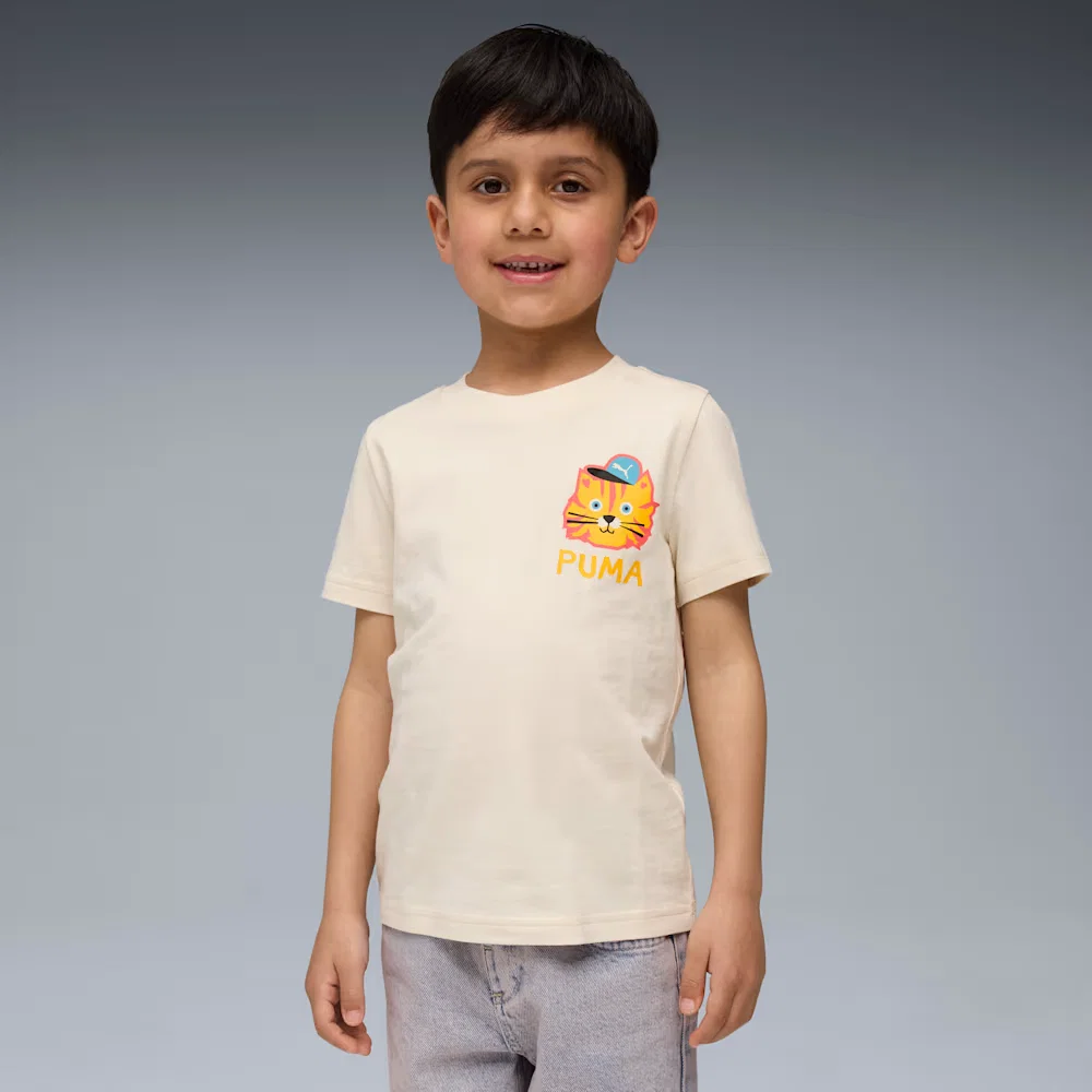 Camiseta Moody Cat Graphic I Infantil